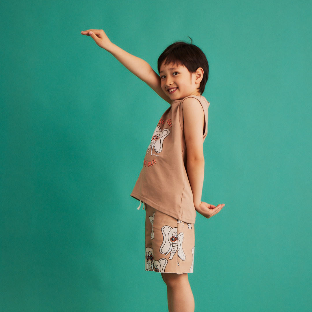 Shorts- elephant beige