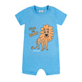Short romper- lion blue
