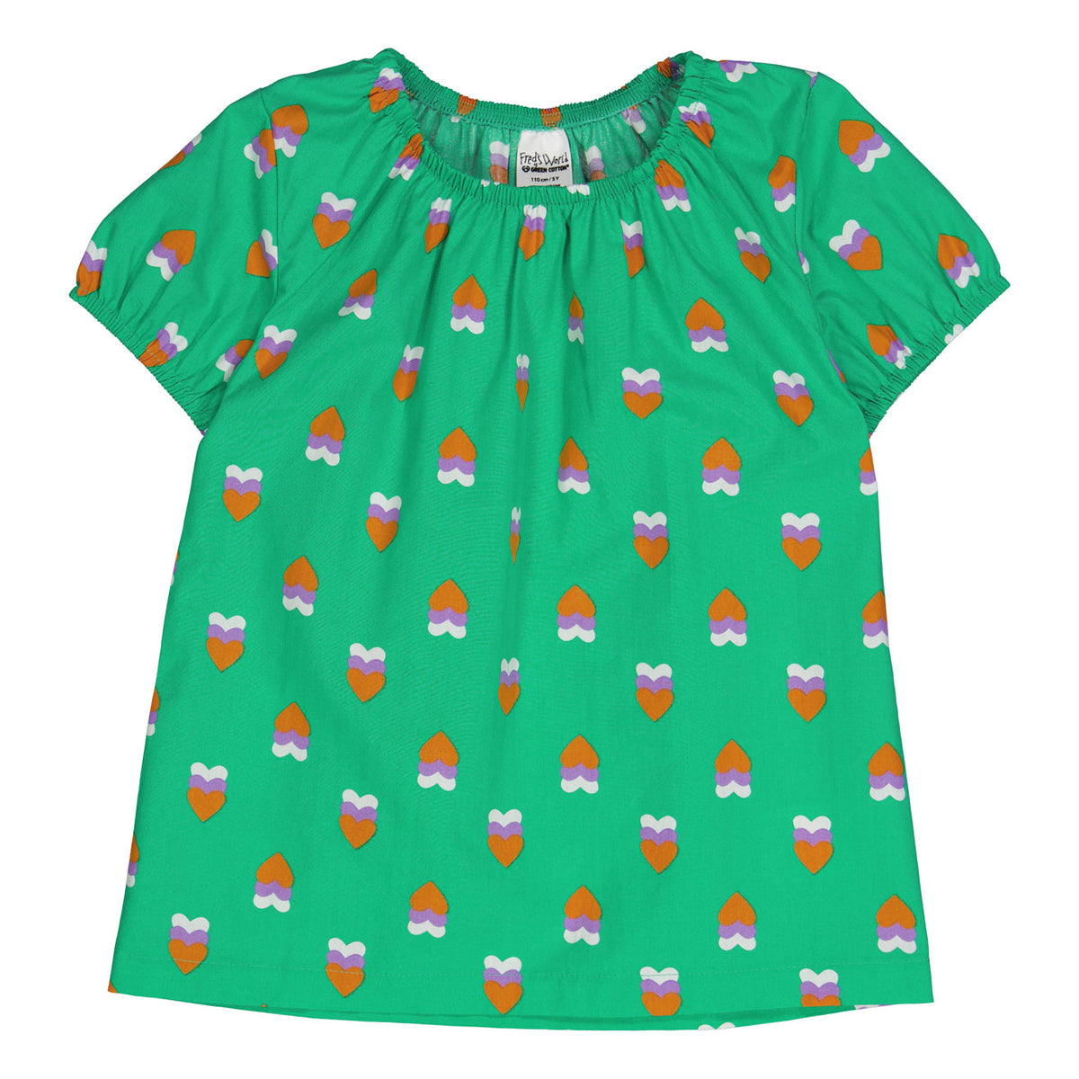Short sleeve top- heartbeat