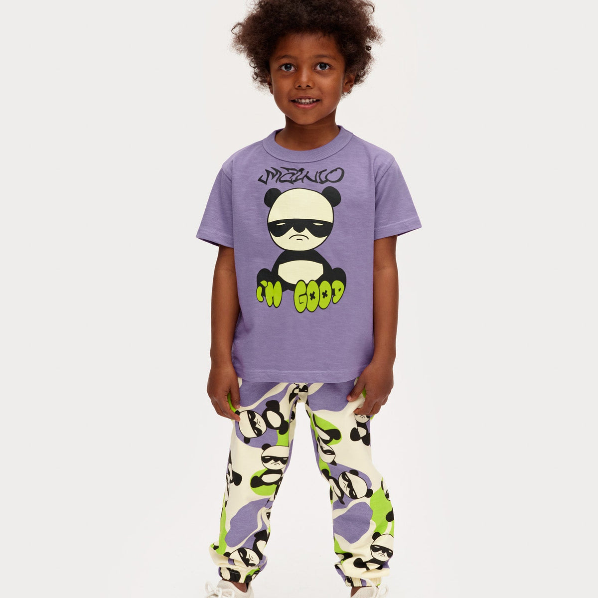 Short sleeve t shirt- spy panda