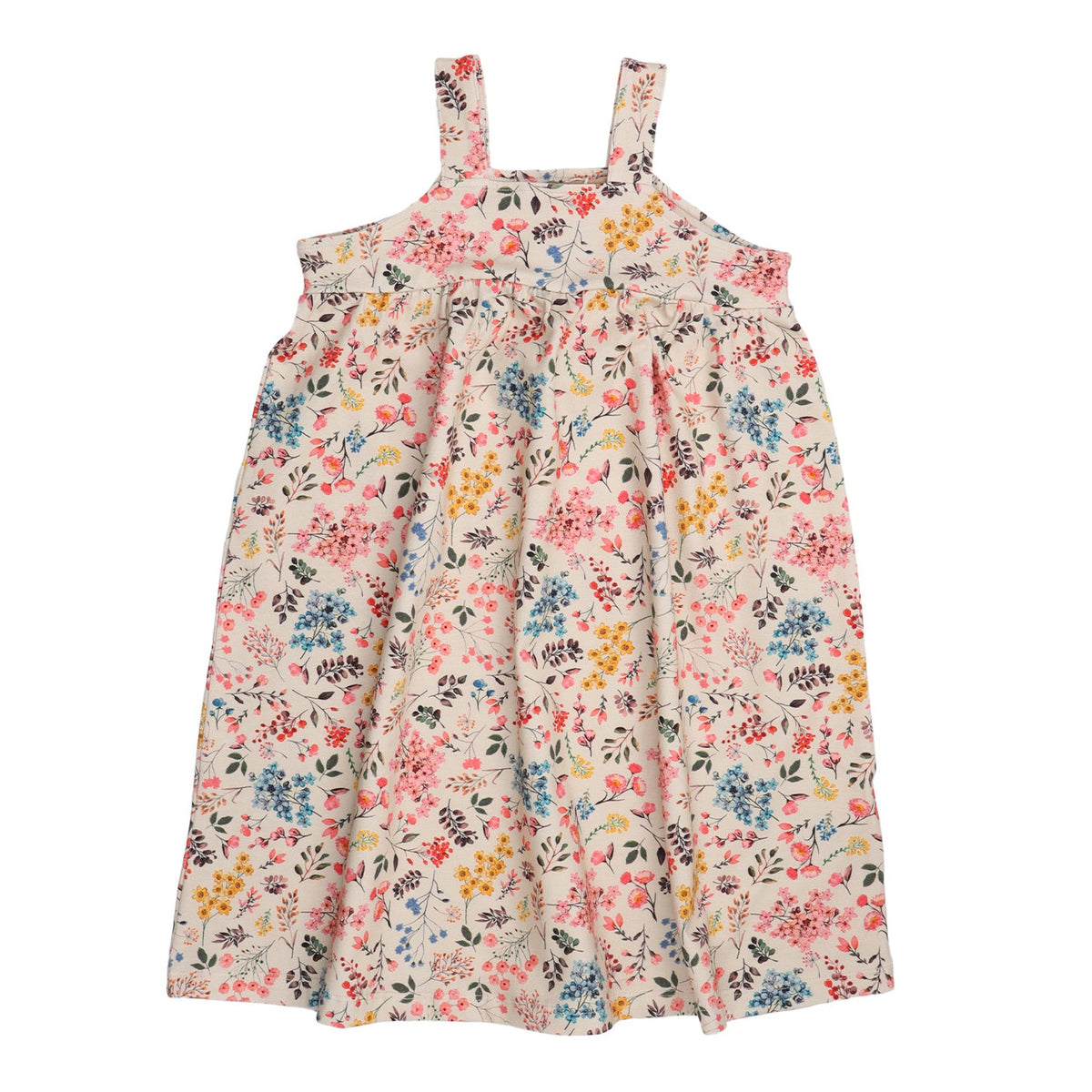 Sleeveless dress- mini flowers