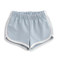 French terry shorts- pale blue